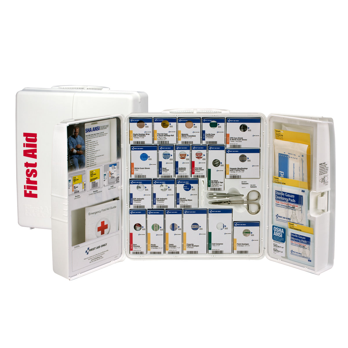 ezReorders 90580 | SmartCompliance 50 Person Large Plastic First Aid Cabinet without Medications