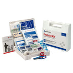 50 Person First Aid Kit – Plastic Case with Dividers