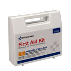 25 Person ANSI A First Aid Kit – Plastic Case with Dividers – ANSI 2015
