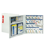 SmartCompliance 50 Person Large Metal First Aid Cabinet with Medications