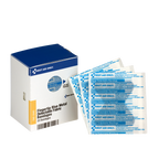 Bandage, Fingertip, Fabric, Metal Detectable, Blue, 25 ct.