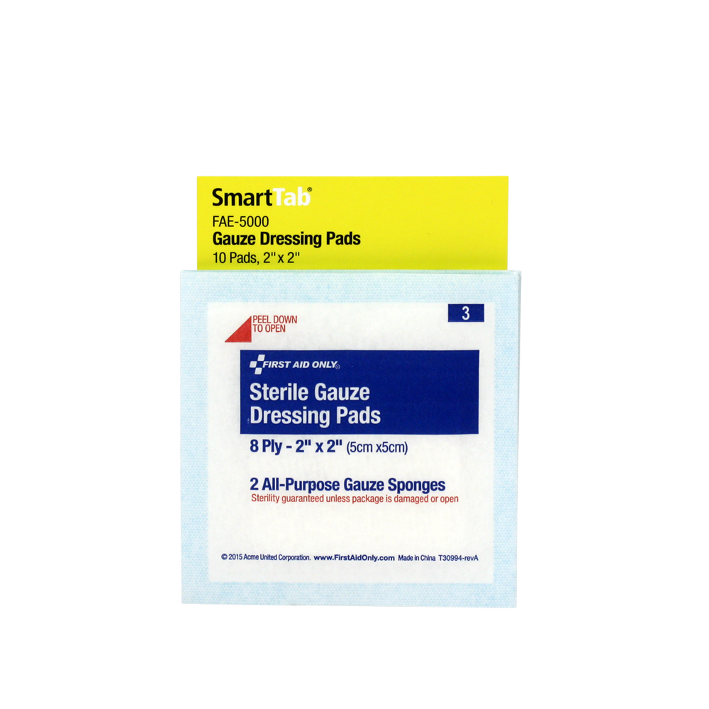 Sterile Gauze Pads 2" x 2" – 8 ct