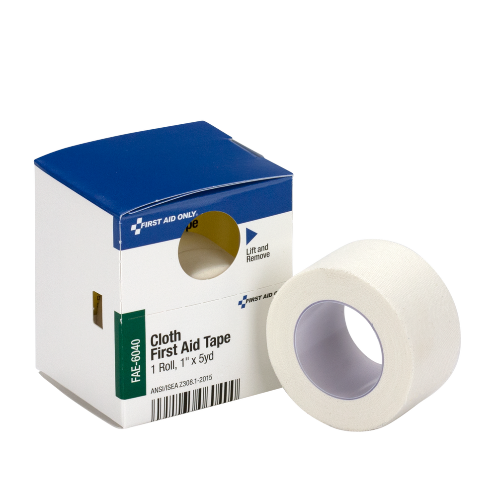 1"x5 yd. Cloth First Aid Tape, 1 per Box