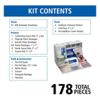 25 Person Contractor First Aid Kit with Metal Case