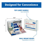 25 Person Contractor First Aid Kit with Metal Case