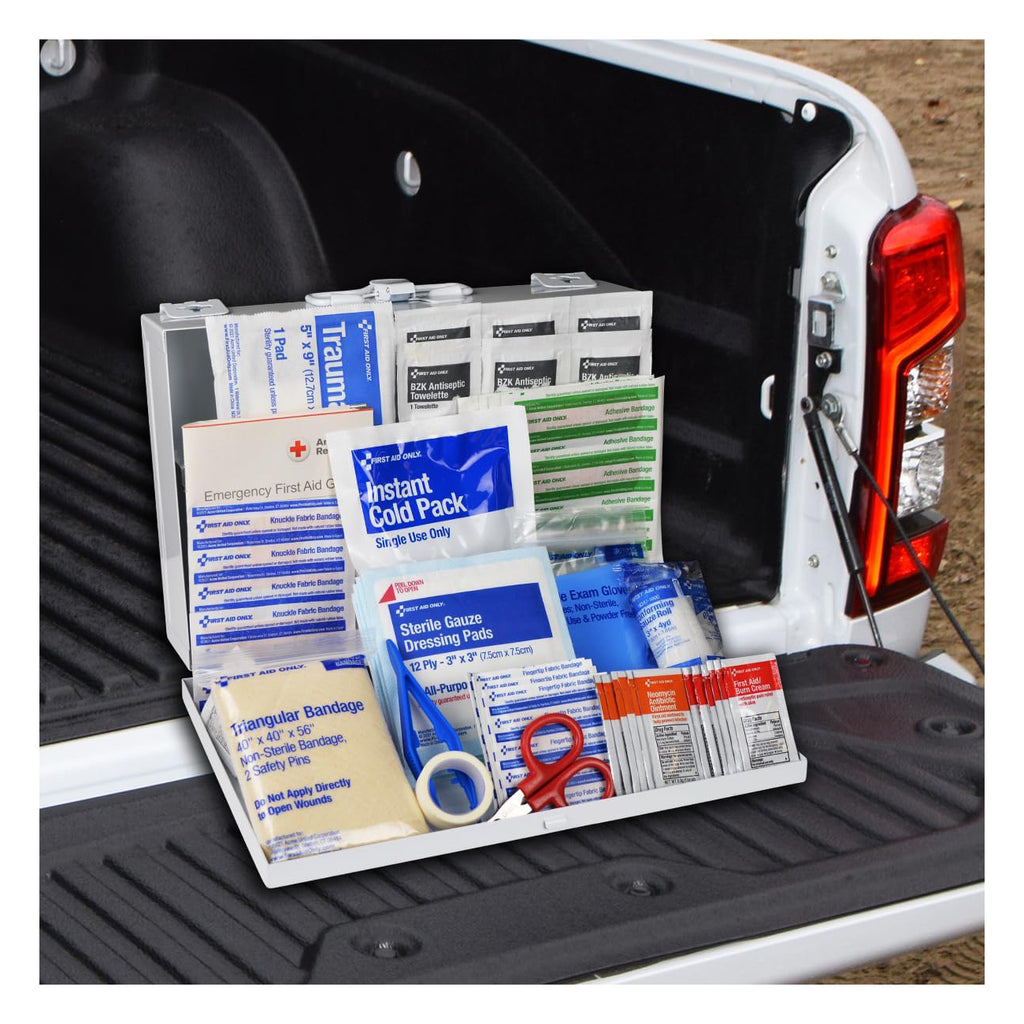 25 Person Contractor First Aid Kit with Metal Case