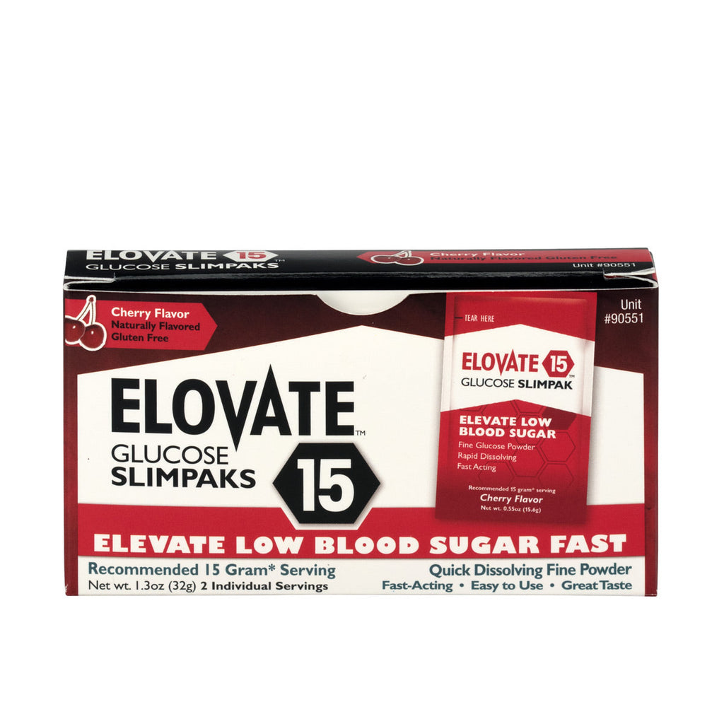 Elovate 15 Glucose Slimpak, 2ct