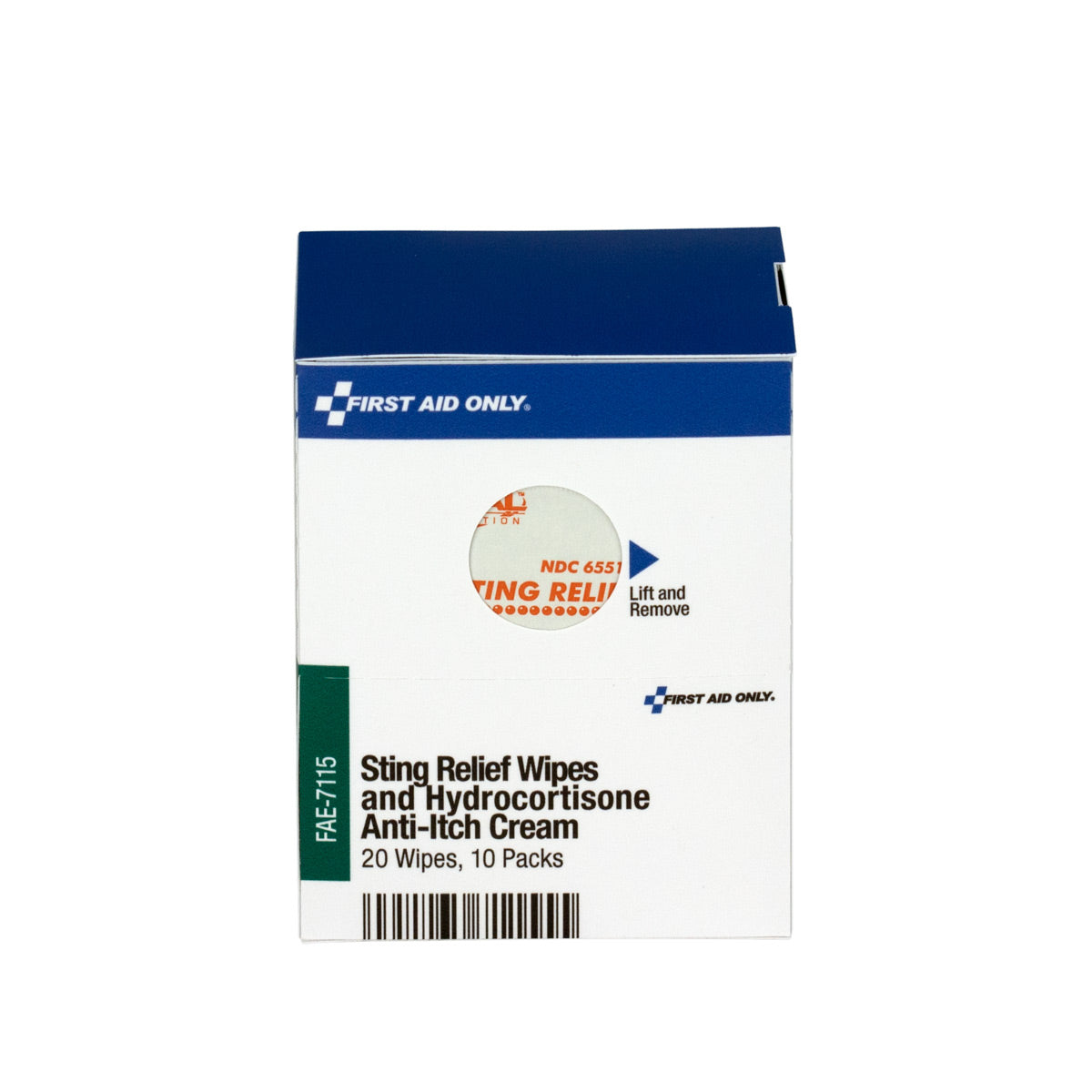 20 Sting Relief Wipes and 10 Hydrocortisone Packets, 30ct
