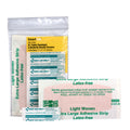6 Fabric Bandages, 2" x 4" and 10 Butterfly Wound Closures, 16ct