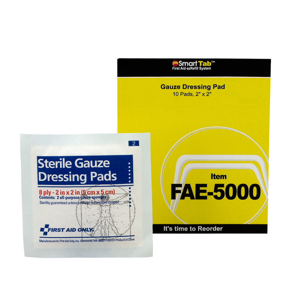 Sterile Gauze Pads 2" x 2" – 8 ct