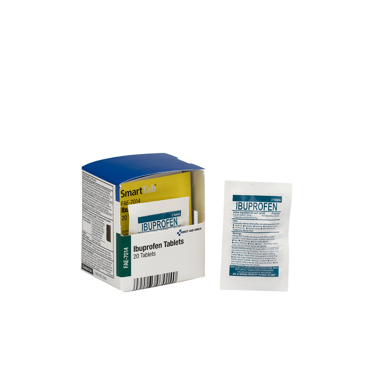 Medication, Ibuprofen, Tablet, 10 packets, 2 ct.